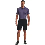 Short de golf Under Armour modelo Drive, color negro, con diseño de frente plano, cuatro bolsillos y cintura elástica con agarre interno.