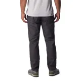 Pantalón cargo Columbia de corte recto, color gris oscuro, con múltiples bolsillos funcionales, incluyendo bolsillos laterales, bolsillos cargo con cierre de velcro y bolsillos traseros. Cuenta con trabillas para cinturón, anilla en D y dobladillo ajustable con ceñidor.