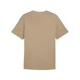 Remera negra de algodón con logo Puma Squad estampado en el pecho.