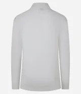 Suéter slim masculino Request de punto, en color tostado, con cuello alto acanalado, manga larga y diseño texturizado.