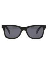 Lentes de sol RKF modelo Portofino con armazón de madera de nogal y cristales polarizados con protección UV en tono oscuro.