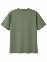 Remera de manga corta y cuello redondo, de diseño básico y corte regular.
