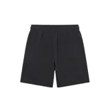 Short New Balance Sport Essentials French Terry color gris, de corte deportivo con cintura elástica con cordón ajustable blanco y bolsillos laterales. Presenta el logo de la marca bordado en la pierna izquierda.