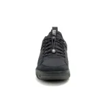 Sneakers Caterpillar modelo Hex Lite Outdoor para hombre, de color negro. Combinan malla y ante de vaca, con cordones elásticos ajustables y suela de EVA ligera.