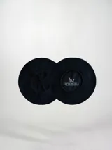 Set de boinas de hilo de algodón en colores azul, celeste, blanco, beige, amarillo, marrón, verde, salmón y rosa.