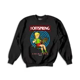 Buzo negro de cuello redondo con estampa frontal de la banda The Offspring, correspondiente al álbum Americana.