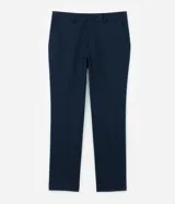 Pantalón de vestir corte slim confeccionado en tejido técnico con tecnología performance, que ofrece respirabilidad y secado rápido. Presenta cintura con pasadores, cierre tradicional y bolsillos laterales tipo cuchillo.