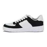 Championes Actvitta de hombre, con diseño bicolor blanco y negro y cordones blancos.