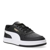 Championes Puma Caven 2.0 de estilo urbano, color blanco, con diseño clásico de corte bajo, perforaciones en la puntera y logo de la marca en el lateral.
