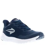 Championes Topper Strong Pace III de hombre, color azul marino con detalles en blanco y logo plateado.