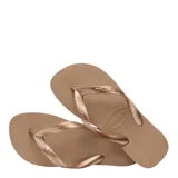 Sandalias Havaianas Top Tiras color marrón café.