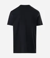 Remera de algodón de corte clásico, cuello redondo y manga corta, con estampa frontal de lettering Art Gallerie.