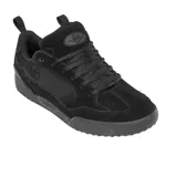 Championes de skate éS Quattro color negro, con detalles en cuero sintético y suela de goma.
