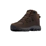 Championes de trekking Columbia Buxton Peak Mid II, color marrón, con diseño de caña media, confeccionados en cuero y malla técnica, con suela de goma de alta tracción y sistema de cordones reforzado.