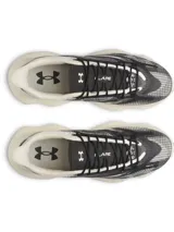 Championes deportivos Under Armour UA Flare en color blanco y negro, con capellada textil transpirable, entresuela acolchada de gran volumen y suela de goma resistente.