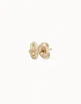 Aro piercing dorado con forma de mano de Fátima.