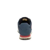 Championes Caterpillar modelo Ventura de estilo casual, confeccionados en una combinación de ante y malla. Presentan un diseño en tonos azul marino con detalles en rojo y una suela de goma con entresuela de EVA.