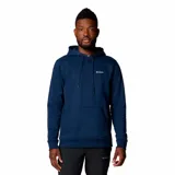 Buzo con capucha Columbia modelo Meridian Creek, confeccionado en mezcla de algodón, con bolsillo tipo canguro frontal, puños y dobladillo acanalados y logo de la marca bordado en el pecho.