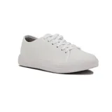 Championes urbanos Br Sport, color blanco, con cordones y suela de goma.