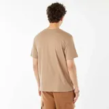 Remera color beige con estampado frontal de la frase "Wave Rush".