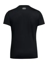 Remera deportiva Under Armour de cuello redondo y manga corta, confeccionada en tejido técnico ultrasuave de secado rápido con tecnología de control de olores.
