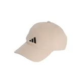 Gorra deportiva Adidas modelo Aeroready, color beige con logo de la marca bordado en negro en la parte frontal.