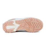 Championes Avia Cordelia de mujer, color blanco con detalles en rosa y suela color crema.