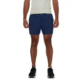 Short deportivo de hombre New Balance, color azul marino, de corte clásico y tejido técnico ligero.