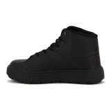 Bota urbana de caña alta Diadora modelo Rocket, color negro, con cordones y suela gruesa de plataforma.