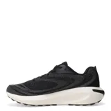 Championes de running Merrell modelo Morphlite, color negro con entresuela blanca. Presentan un diseño de malla transpirable, cierre con cordones y suela con tacos estratégicos para tracción en múltiples terrenos.