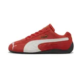 Championes Puma Speedcat OG, color rojo con detalles en blanco y negro.