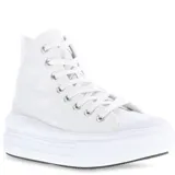 Championes de caña alta Converse Chuck Taylor Move, color blanco, con plataforma.