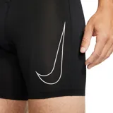 Short deportivo negro de hombre, marca Nike, modelo Pro Dri-FIT. Cuenta con tecnología Dri-FIT que absorbe el sudor, tejido de red en la entrepierna y el asiento superior para mayor transpirabilidad y logo de Nike en el lateral.