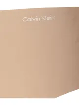 Colaless de talle alto Calvin Klein, confeccionada en microfibra elástica con acabado sin costuras para un efecto invisible bajo la ropa. Presenta un diseño minimalista con el logo de la marca estampado en la parte superior.