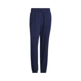Pantalón deportivo Adidas modelo Anthony Edwards Foundation, color azul marino, con cintura elástica con cordón de ajuste y puños elásticos en los tobillos.