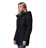 Chaqueta parka impermeable y transpirable con tecnología Omni-Tech y forro termorreflectante Omni-Heat. Presenta capucha ajustable, cierre frontal con solapa, cintura entallada y bolsillos laterales con cremallera.