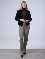 Cardigan tejido negro, marca Sioni.