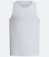 Musculosa masculina de cuello redondo, confeccionada en tejido acanalado de algodón con mezcla de poliéster y elastano. Diseño básico sin estampa, ideal para uso diario.