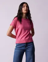 Buzo tejido en hilado fino color naranja, marca Ninety.