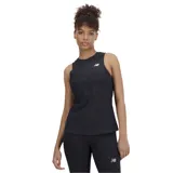 Musculosa deportiva New Balance Q Speed Jacquard color negro con logo en el pecho.