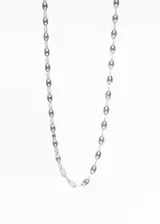 Cadena de plata 925 con eslabones tipo chapitas.