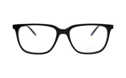 Armazón de anteojos Nazareno Corsini modelo 0121, con marco cuadrado de acetato en color negro.