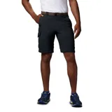 Pantalón cargo convertible negro de microfibra de poliéster, con bolsillos laterales y tecnología Omni-Shade UPF 50 y Omni-Wick.