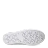 Championes de lona blancos de caña alta, con plataforma doble y cordones. Presentan puntera de goma y entresuela de EVA para amortiguación. Modelo unisex.