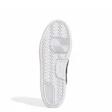 Championes Adidas Break Start Bold de mujer, color negro con las clásicas tres tiras laterales en blanco y suela plataforma blanca.