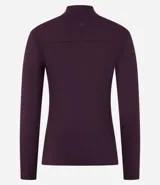 Campera deportiva Get Over de cuello alto, con cierre frontal por cremallera y bolsillos laterales. Confeccionada en tejido técnico de poliamida y elastano, ideal para actividades físicas.