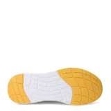 Championes deportivos Topper modelo Stance 3, color negro con detalles en gris, blanco y suela color mostaza. Presentan un diseño de malla transpirable con refuerzos sintéticos y entresuela acolchada.