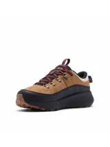 Championes Columbia modelo Terrastride Bc Omni-Grip para hombre, combinando tonos marrón, negro y bordó. Confeccionados con una mezcla de gamuza y tejido, presentan suela de caucho y diseño pensado para actividades al aire libre.