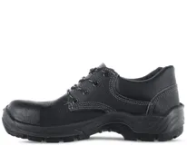 Zapato de seguridad Worker Composite color negro, con puntera de composite y plantilla antiperforante de kevlar.