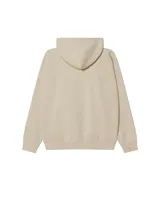 Buzo con capucha Obey de corte regular, confeccionado en tejido pesado. Presenta bolsillo delantero tipo canguro, puños y cintura elásticos, y logo de la marca bordado en el pecho.